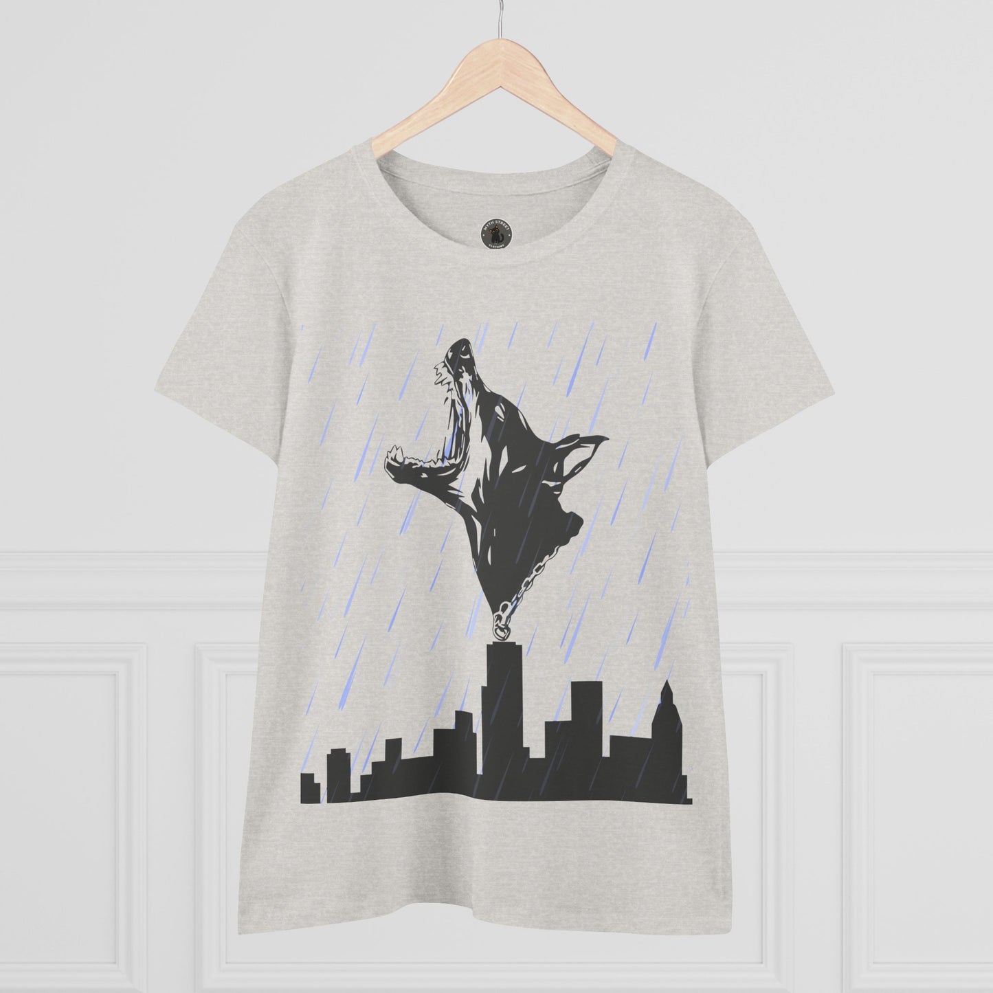 Skyline Doberman Women's Midweight Cotton Tee
