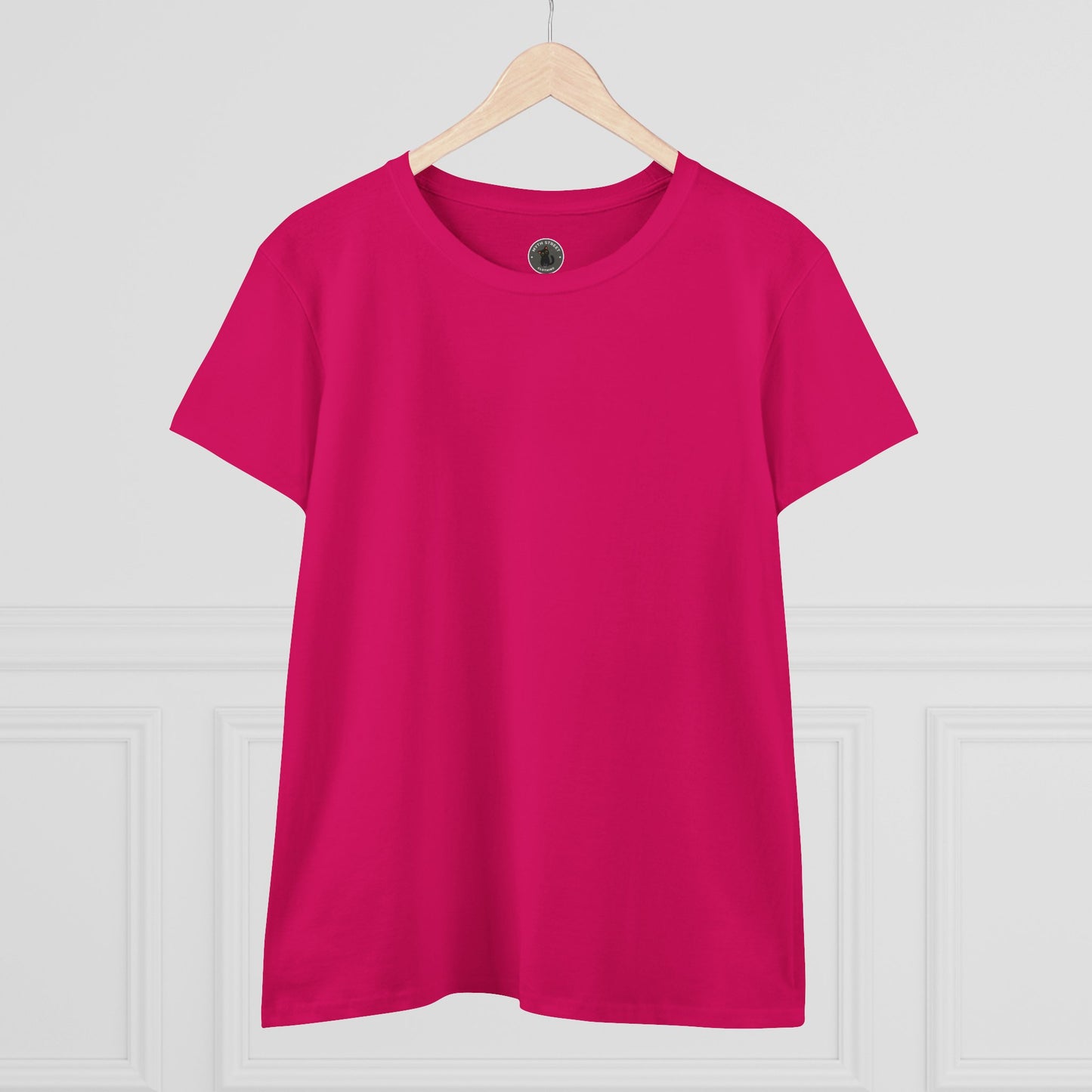 Cheer Up Buttercup Cat Women's Midweight Cotton Tee