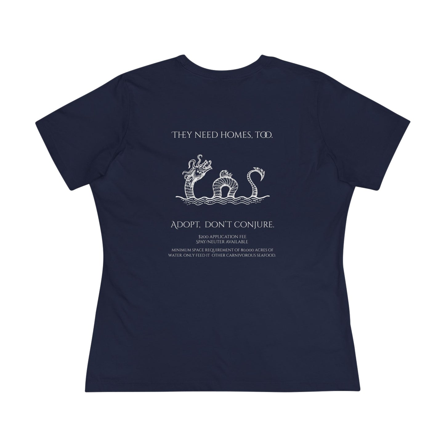 Adopt Sea Monster Women's Cotton Tee