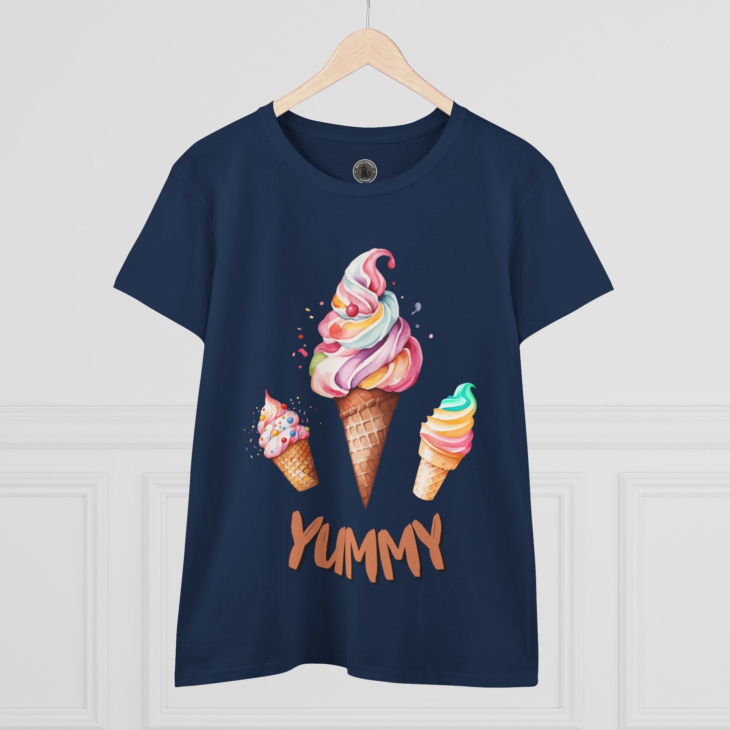 Yummy Women's Midweight Cotton Tee