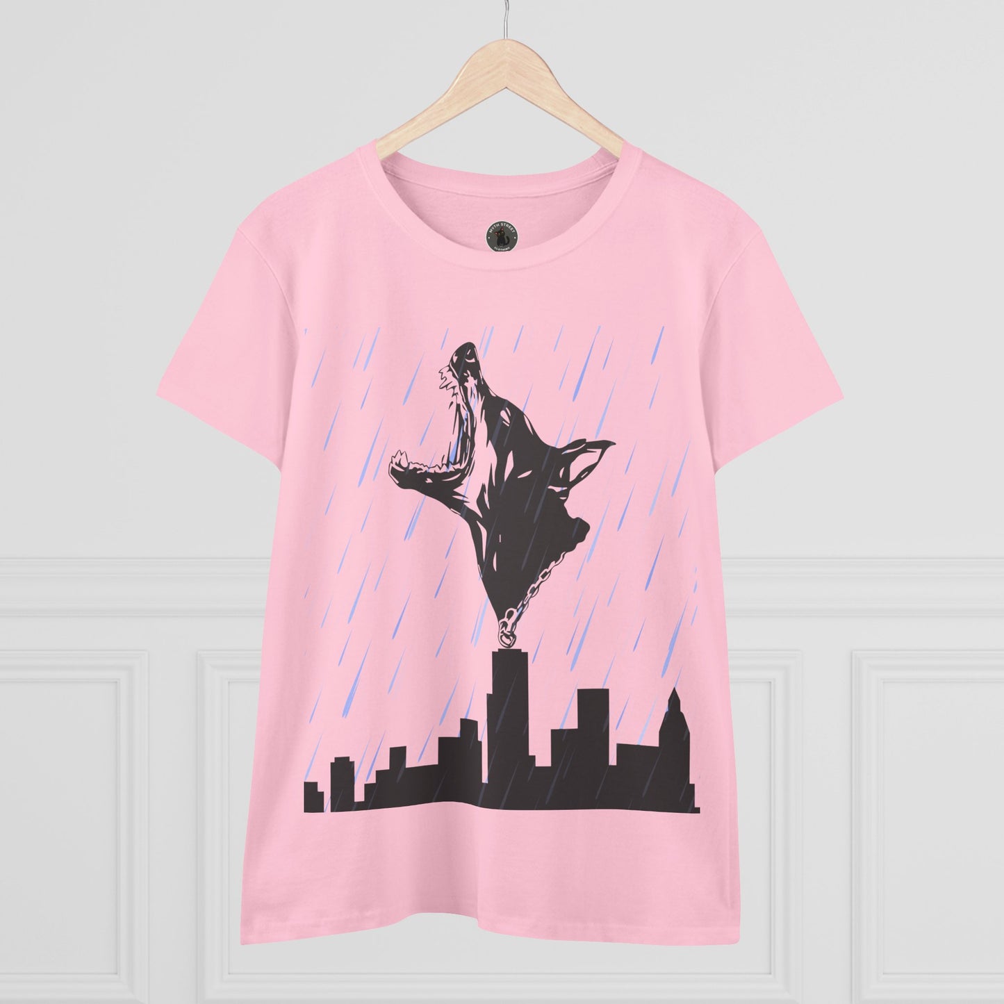Skyline Doberman Women's Midweight Cotton Tee