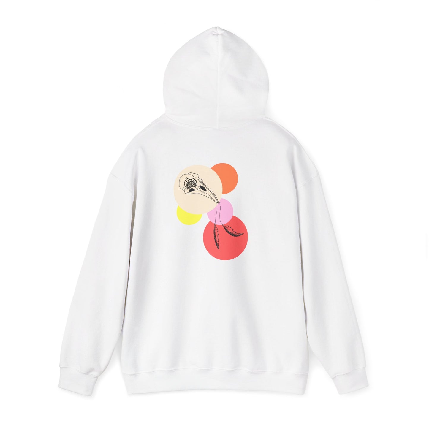 Crow Skull Unisex Heavy Blend™ Hooded Sweatshirt