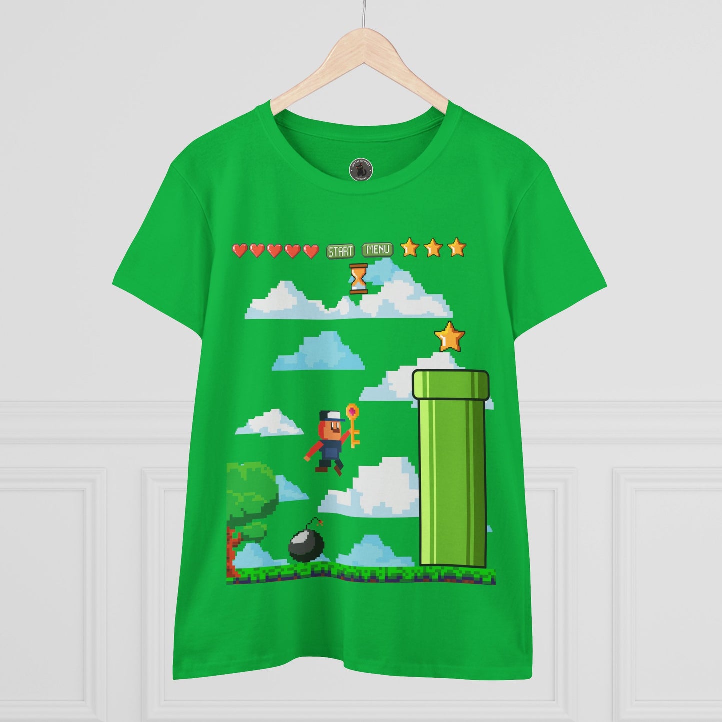 Video Game Women's Midweight Cotton Tee