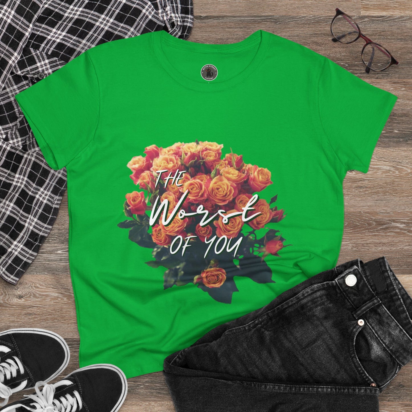 The Worst of You Women's Midweight Cotton Tee