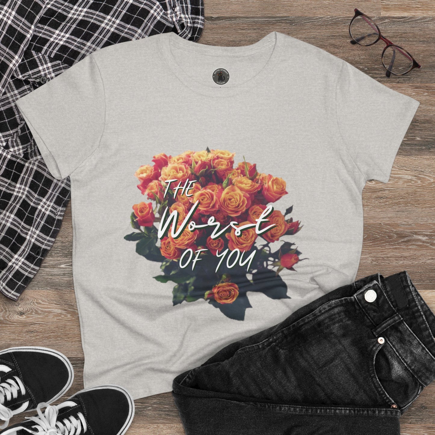 The Worst of You Women's Midweight Cotton Tee