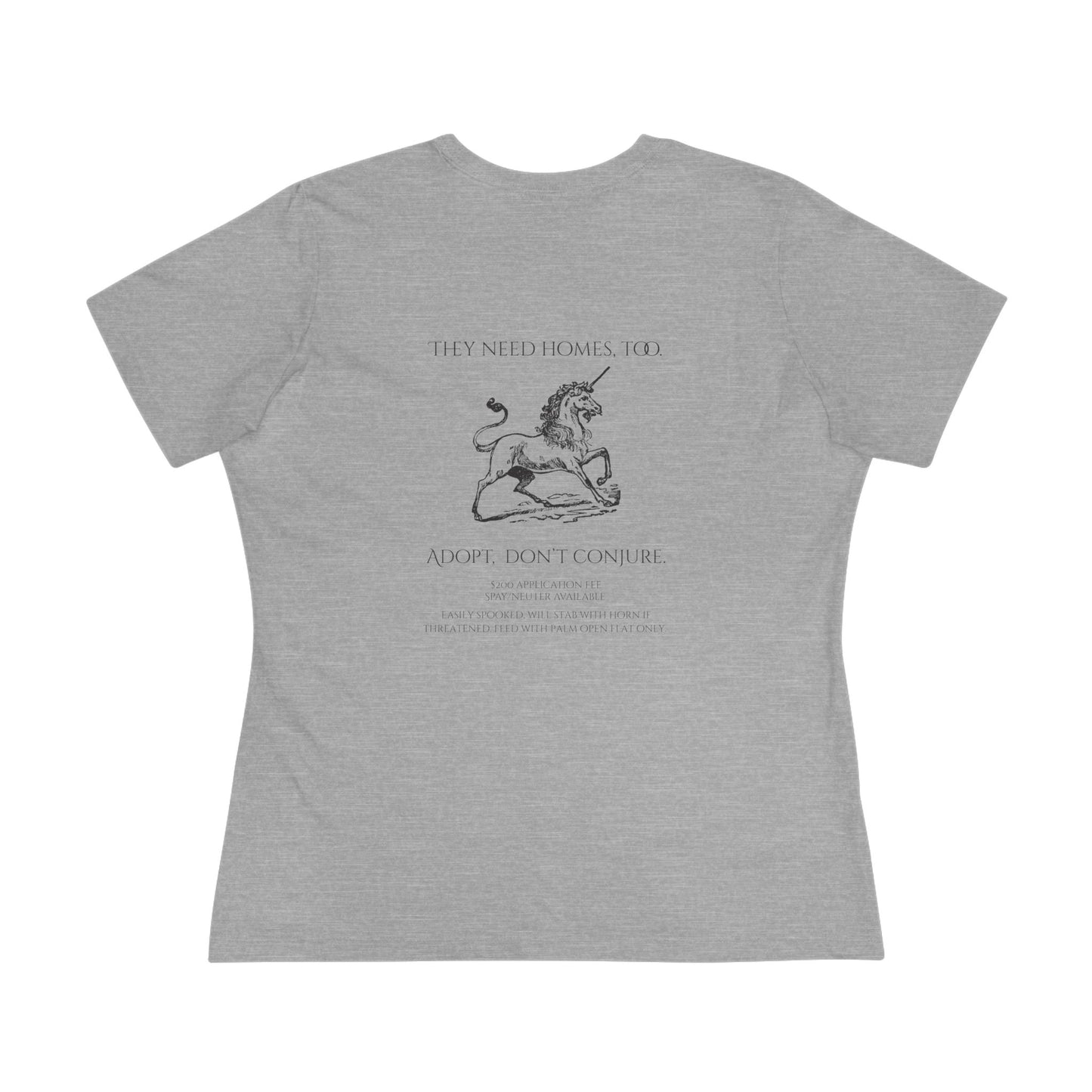 Adopt Unicorn Women's Cotton Tee