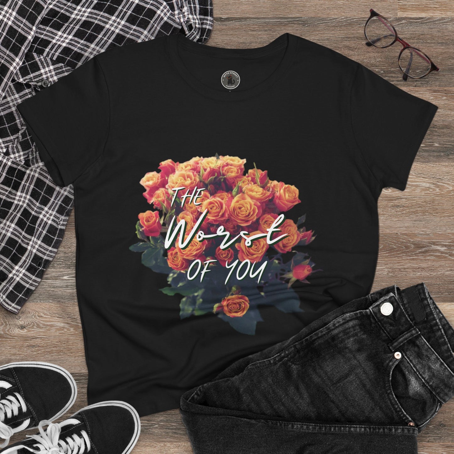 The Worst of You Women's Midweight Cotton Tee