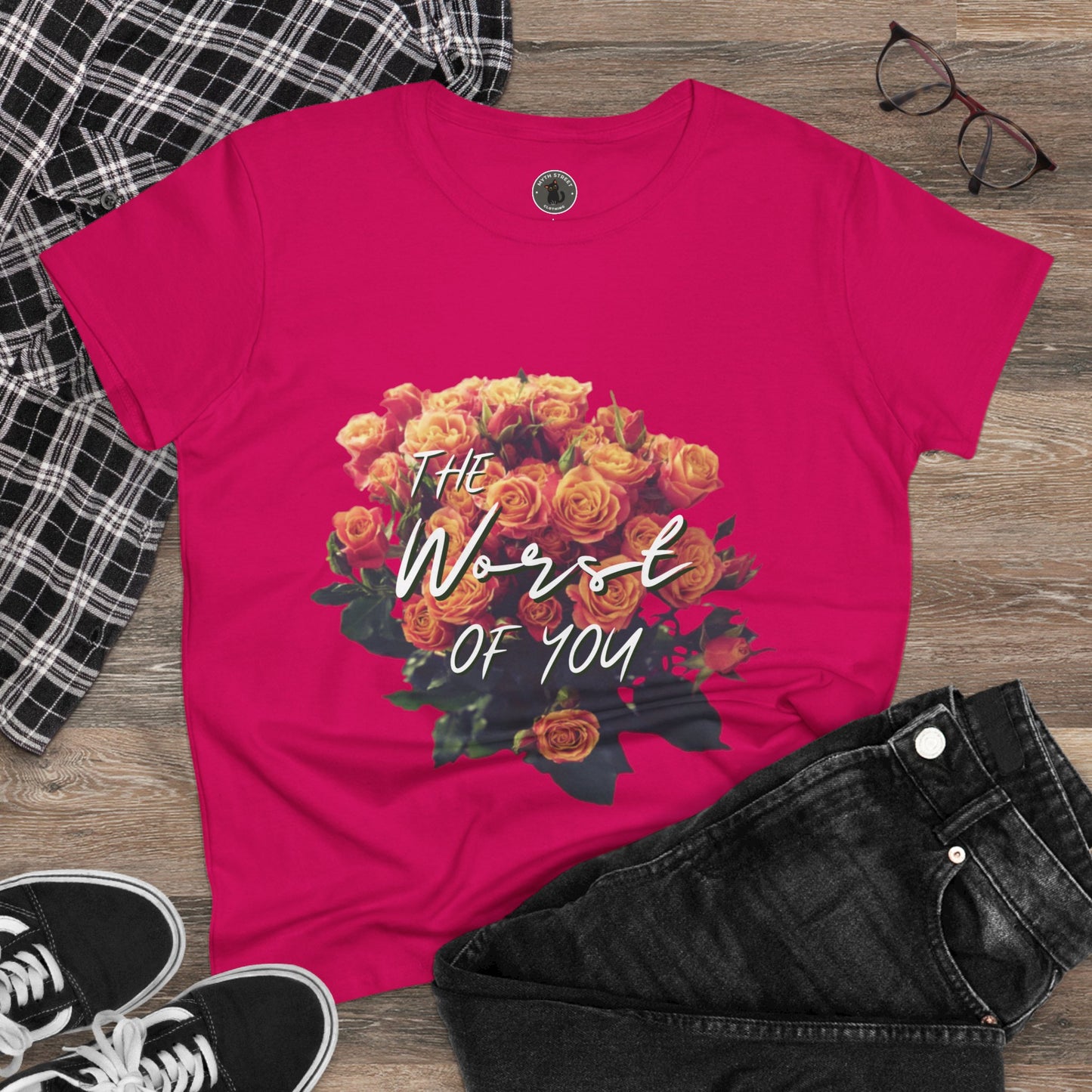 The Worst of You Women's Midweight Cotton Tee