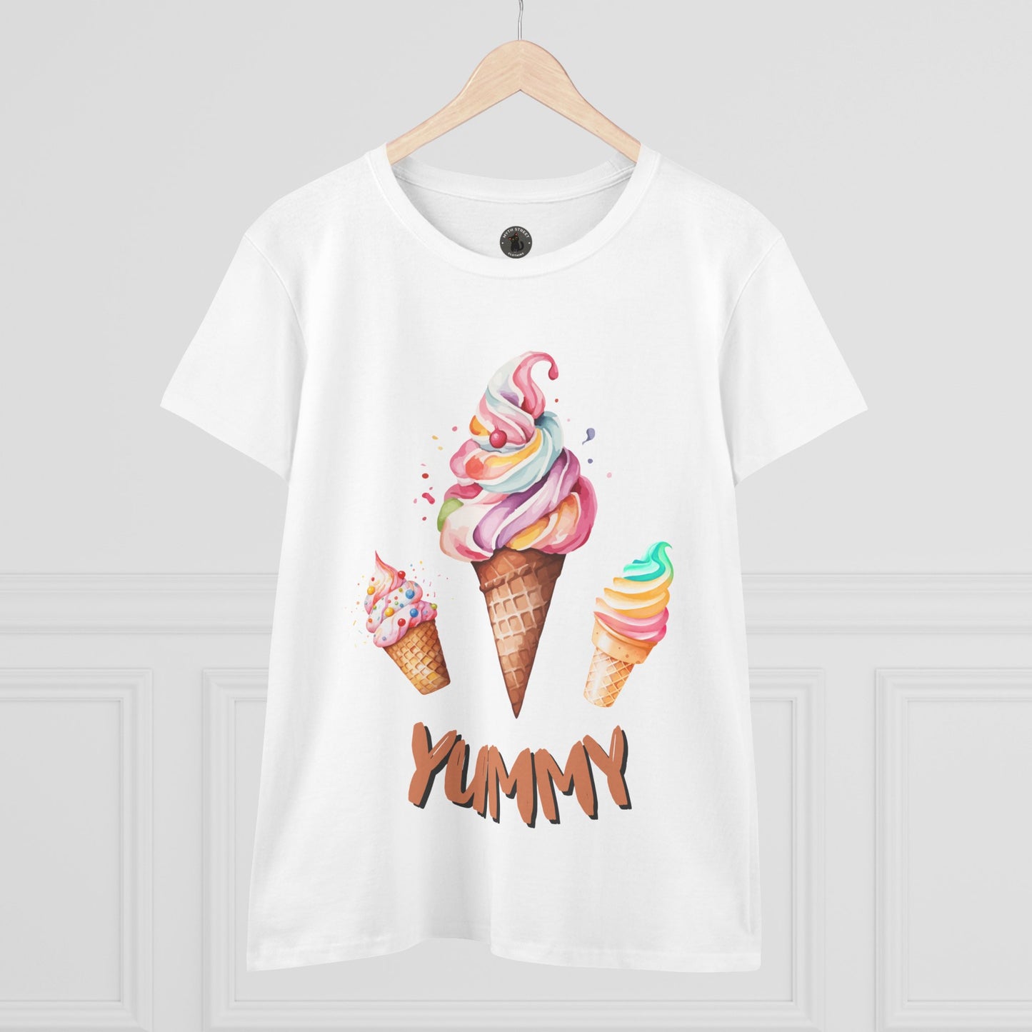 Yummy Women's Midweight Cotton Tee