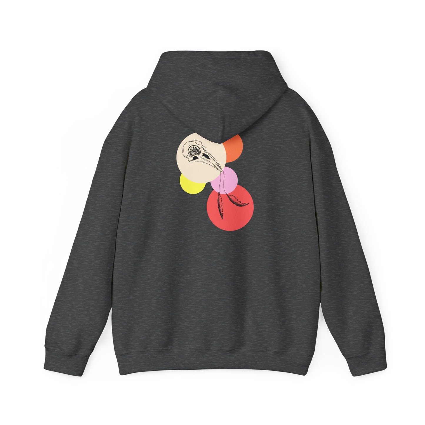 Crow Skull Unisex Heavy Blend™ Hooded Sweatshirt