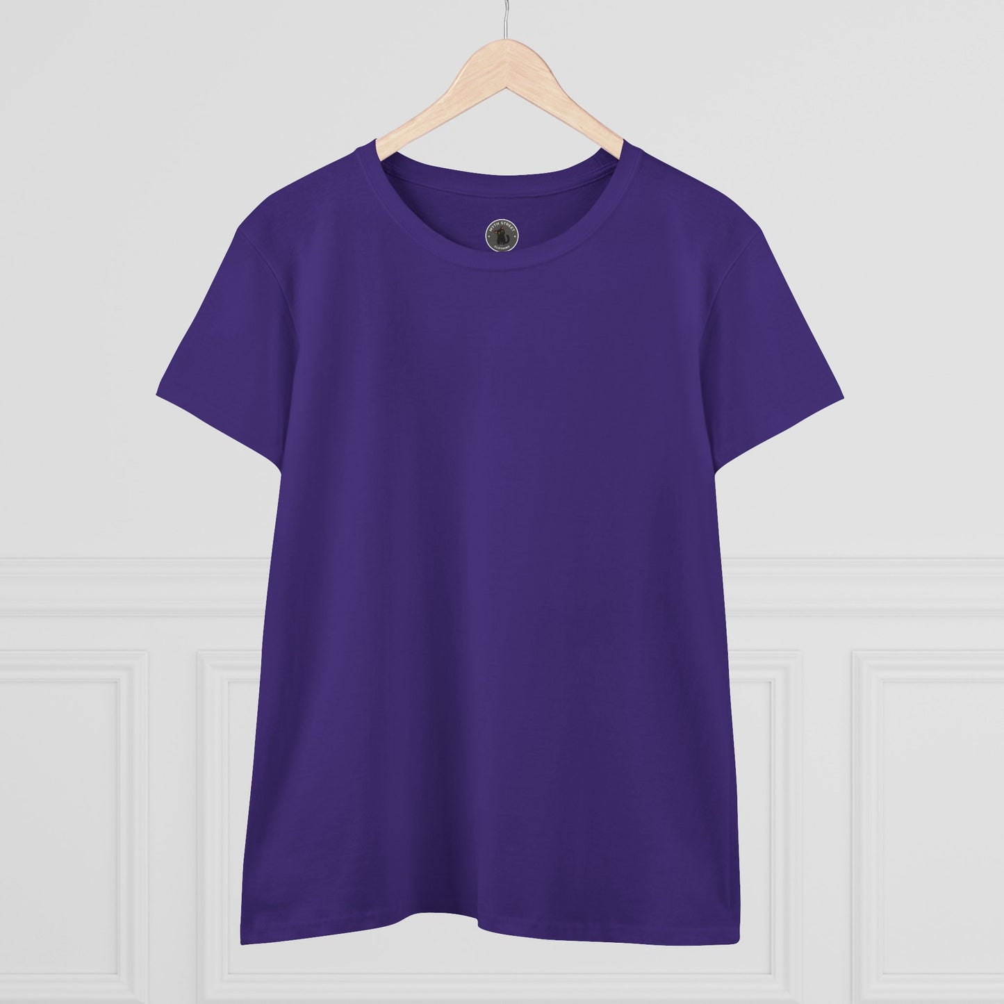 Cheer Up Buttercup Cat Women's Midweight Cotton Tee