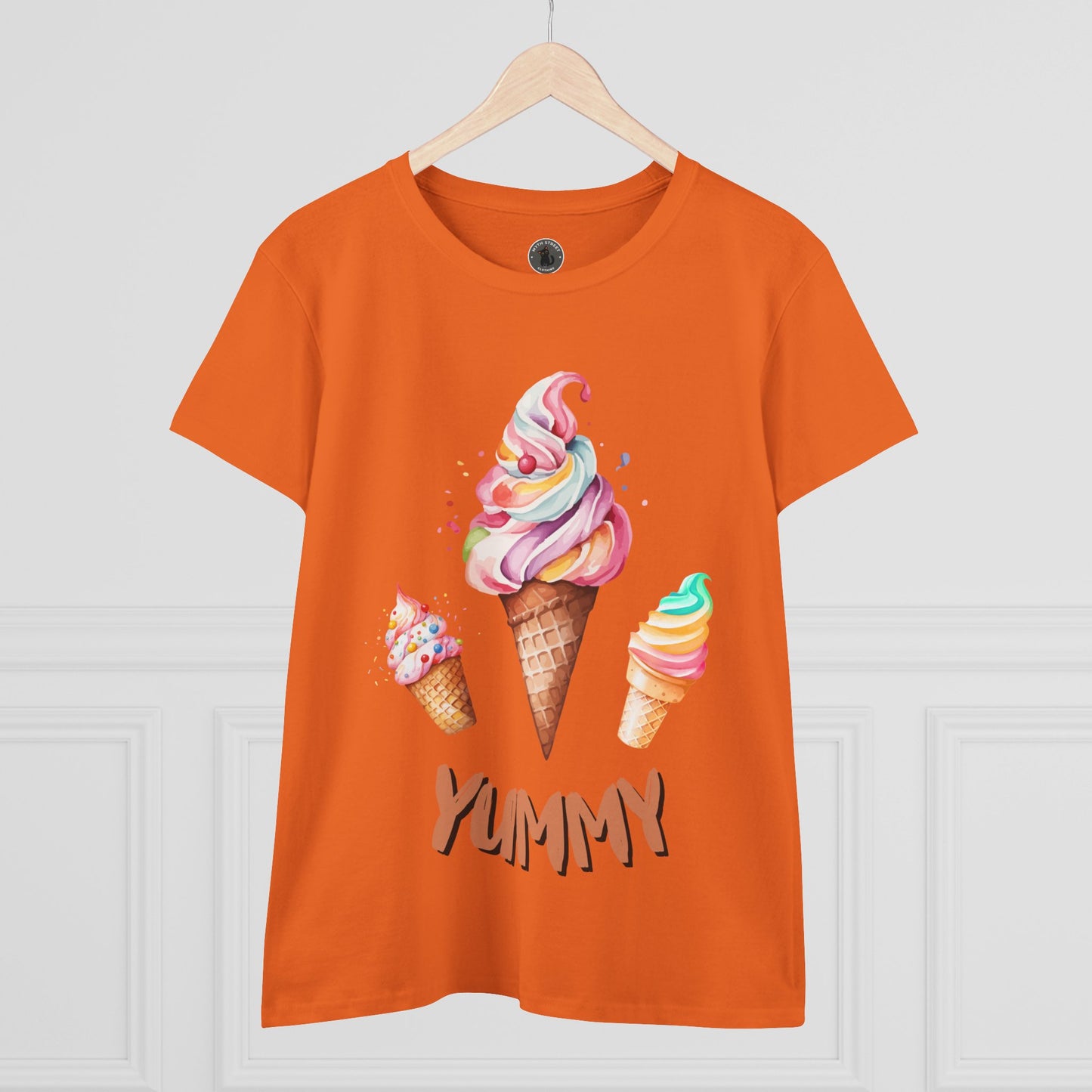 Yummy Women's Midweight Cotton Tee