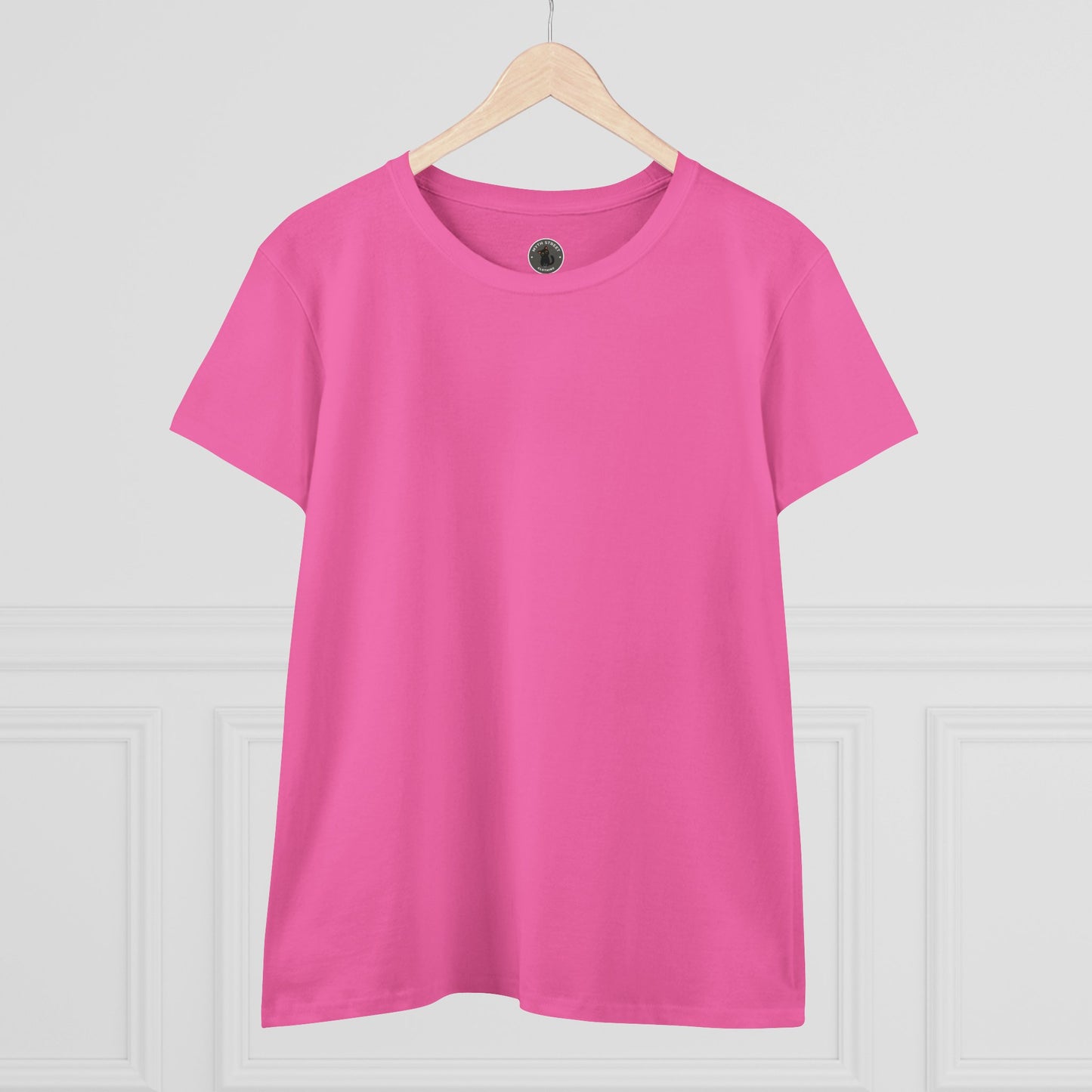 Cheer Up Buttercup Cat Women's Midweight Cotton Tee
