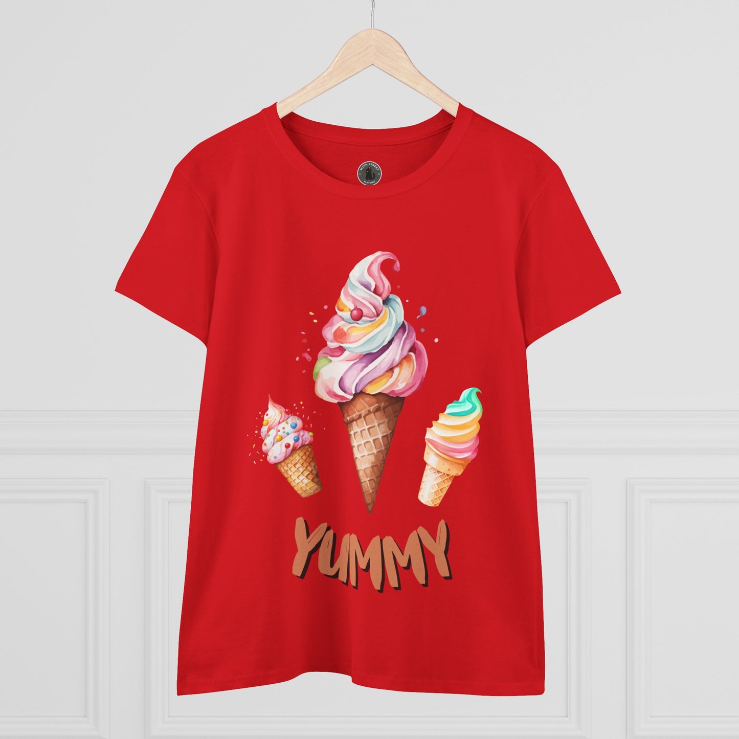 Yummy Women's Midweight Cotton Tee