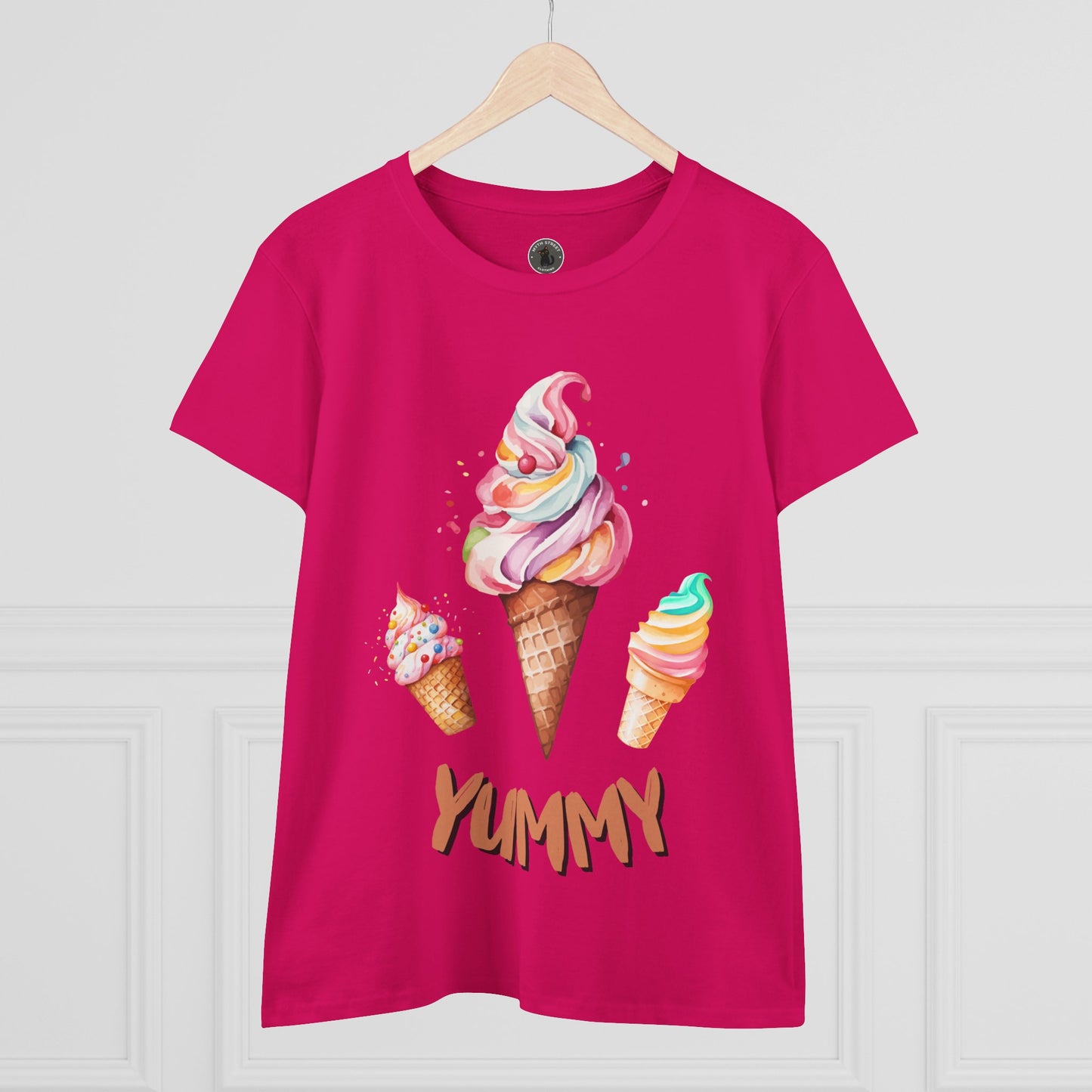 Yummy Women's Midweight Cotton Tee