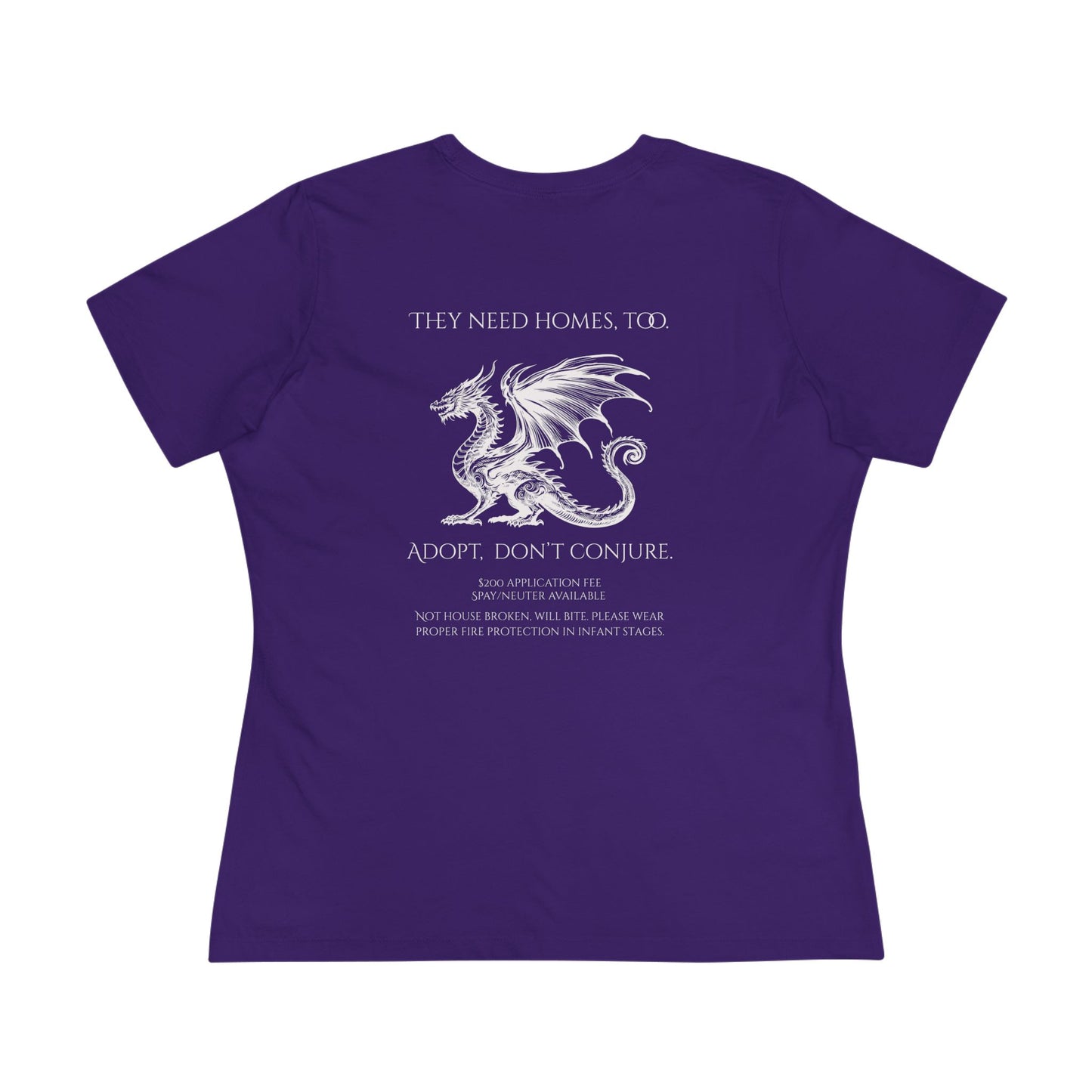 Adopt Dragon Women's Cotton Tee