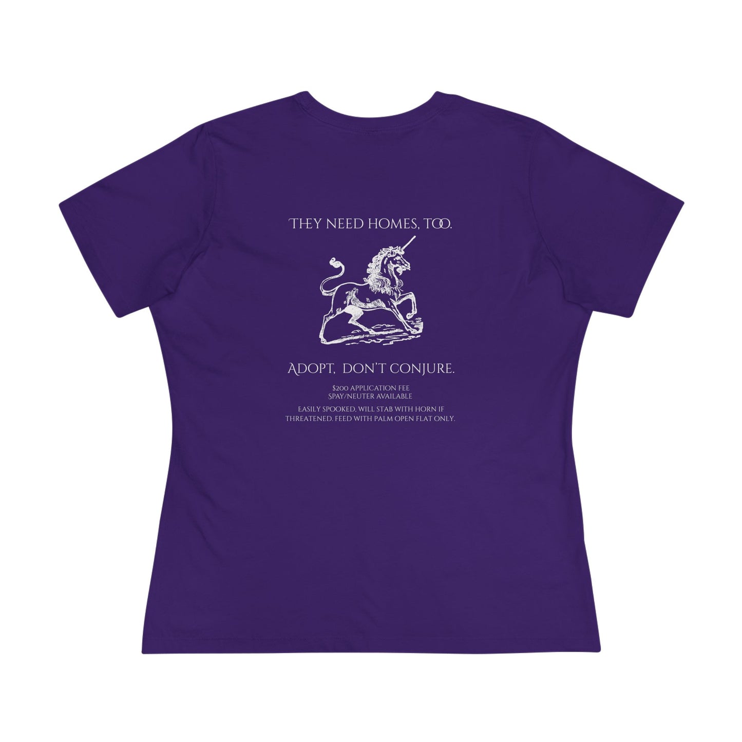 Adopt Unicorn Women's Cotton Tee