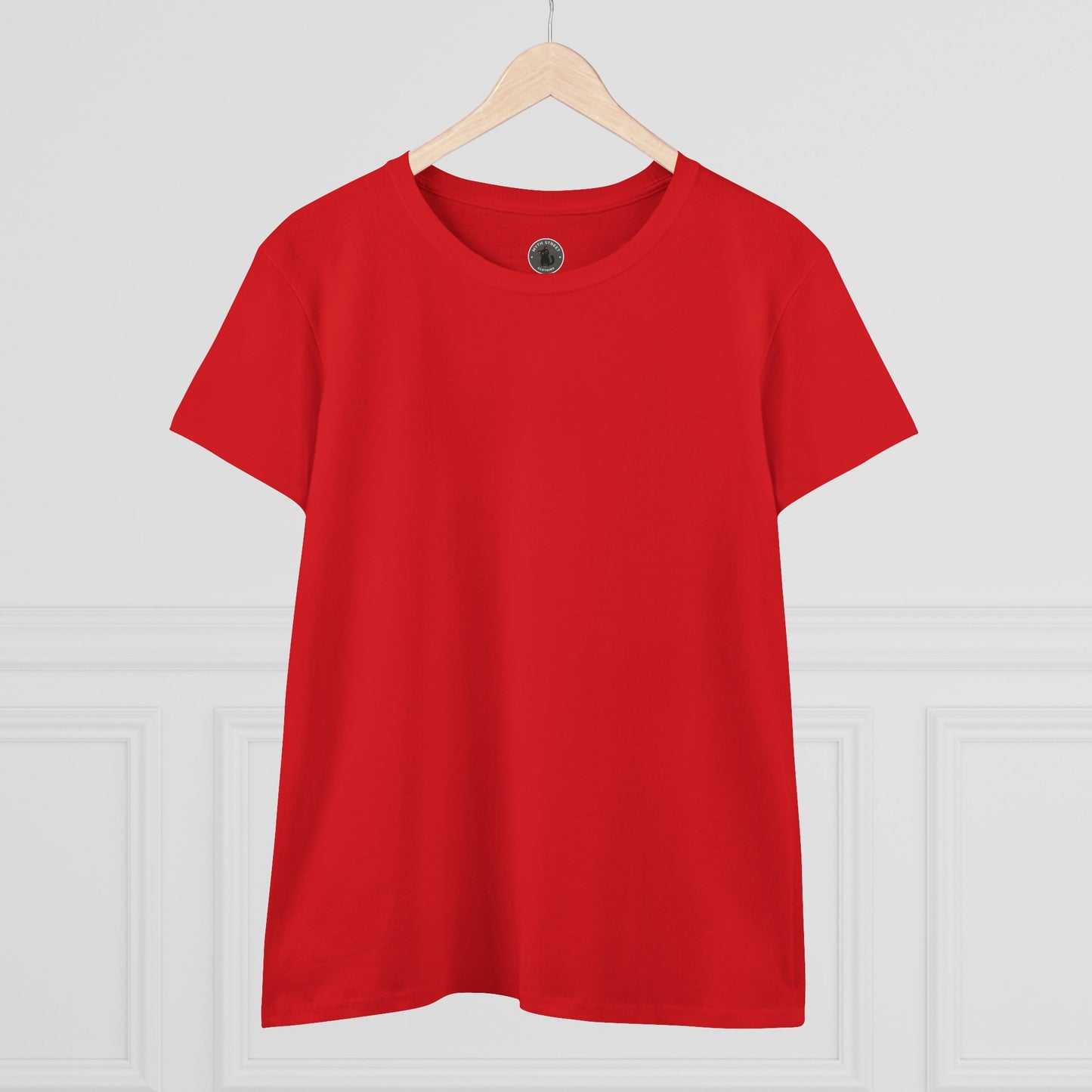 Cheer Up Buttercup Cat Women's Midweight Cotton Tee