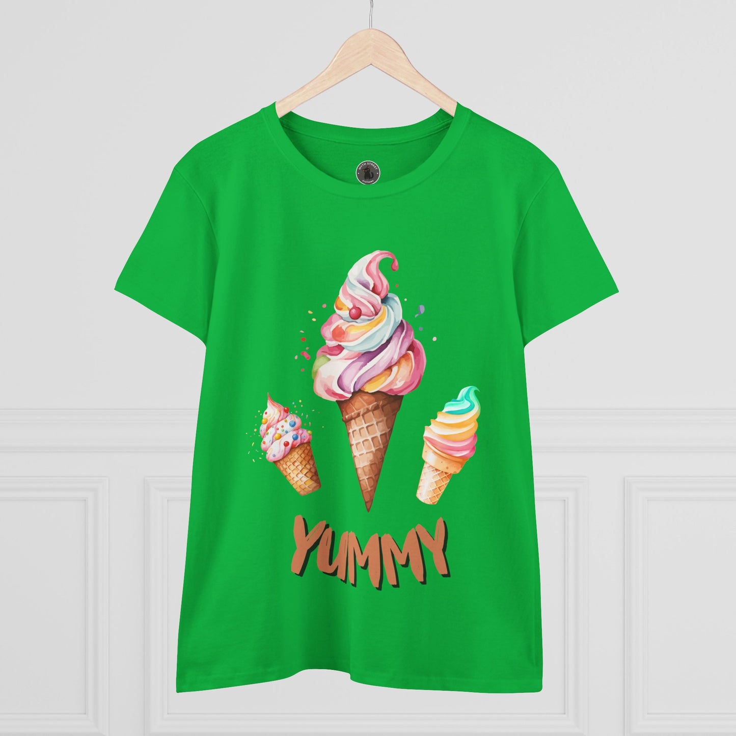 Yummy Women's Midweight Cotton Tee