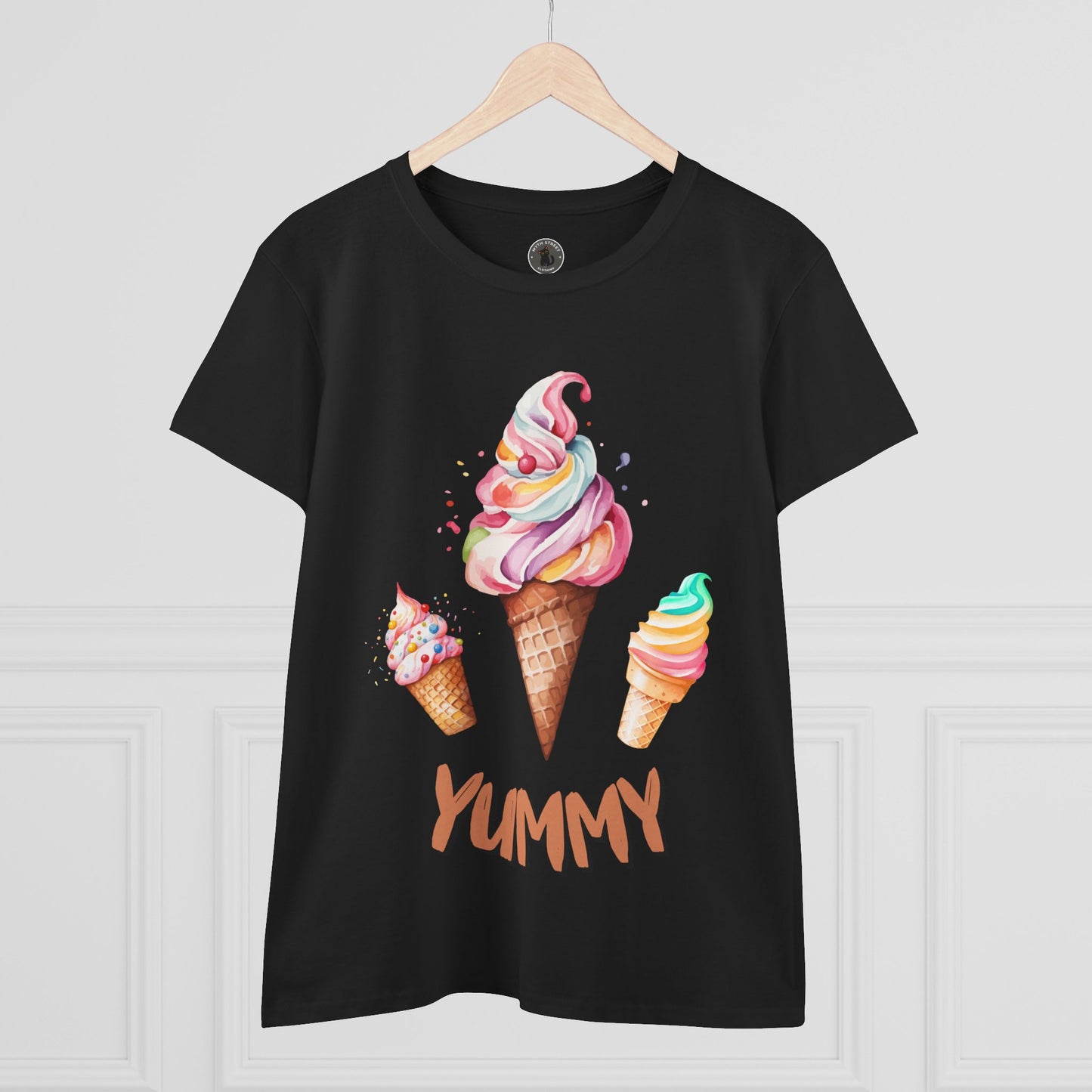 Yummy Women's Midweight Cotton Tee