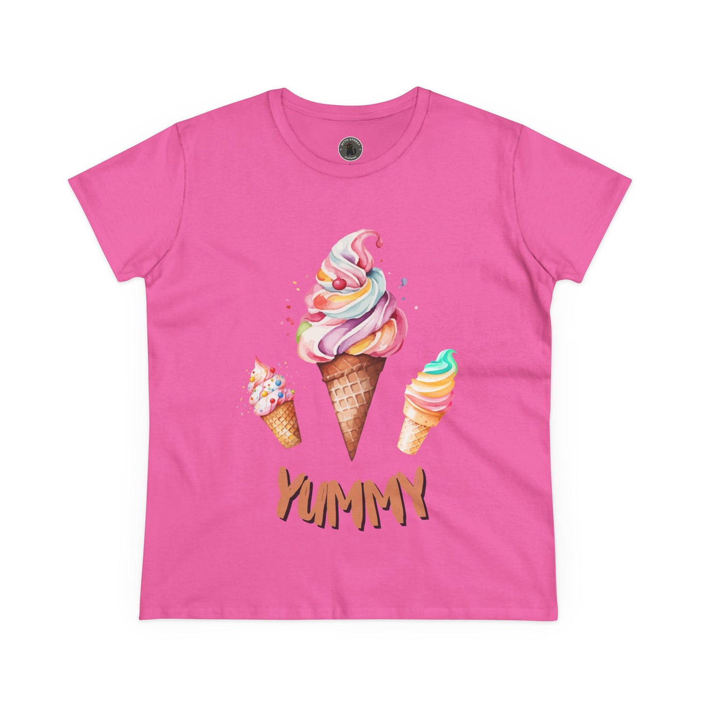Yummy Women's Midweight Cotton Tee
