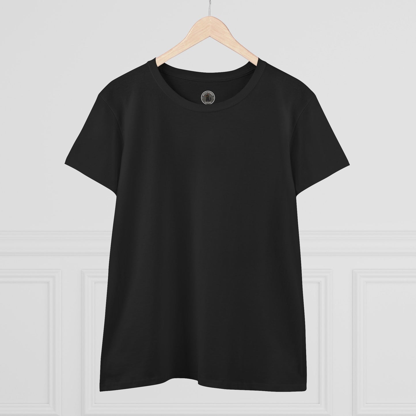 Cheer Up Buttercup Cat Women's Midweight Cotton Tee
