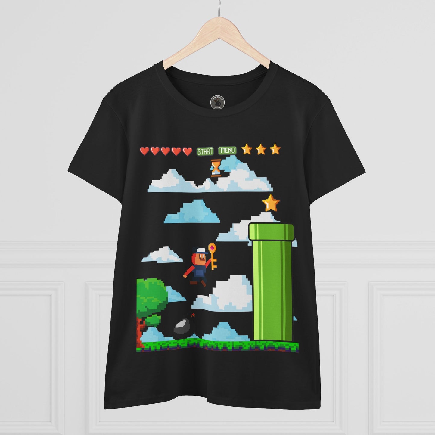 Video Game Women's Midweight Cotton Tee