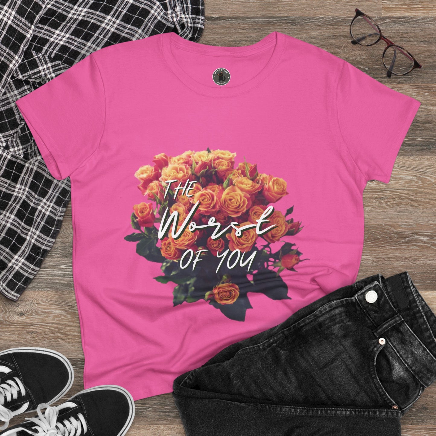 The Worst of You Women's Midweight Cotton Tee