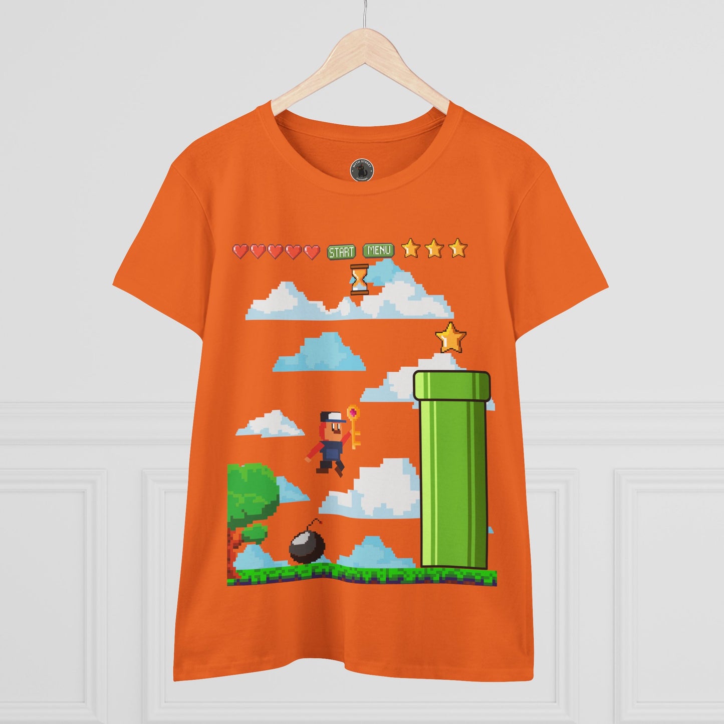 Video Game Women's Midweight Cotton Tee