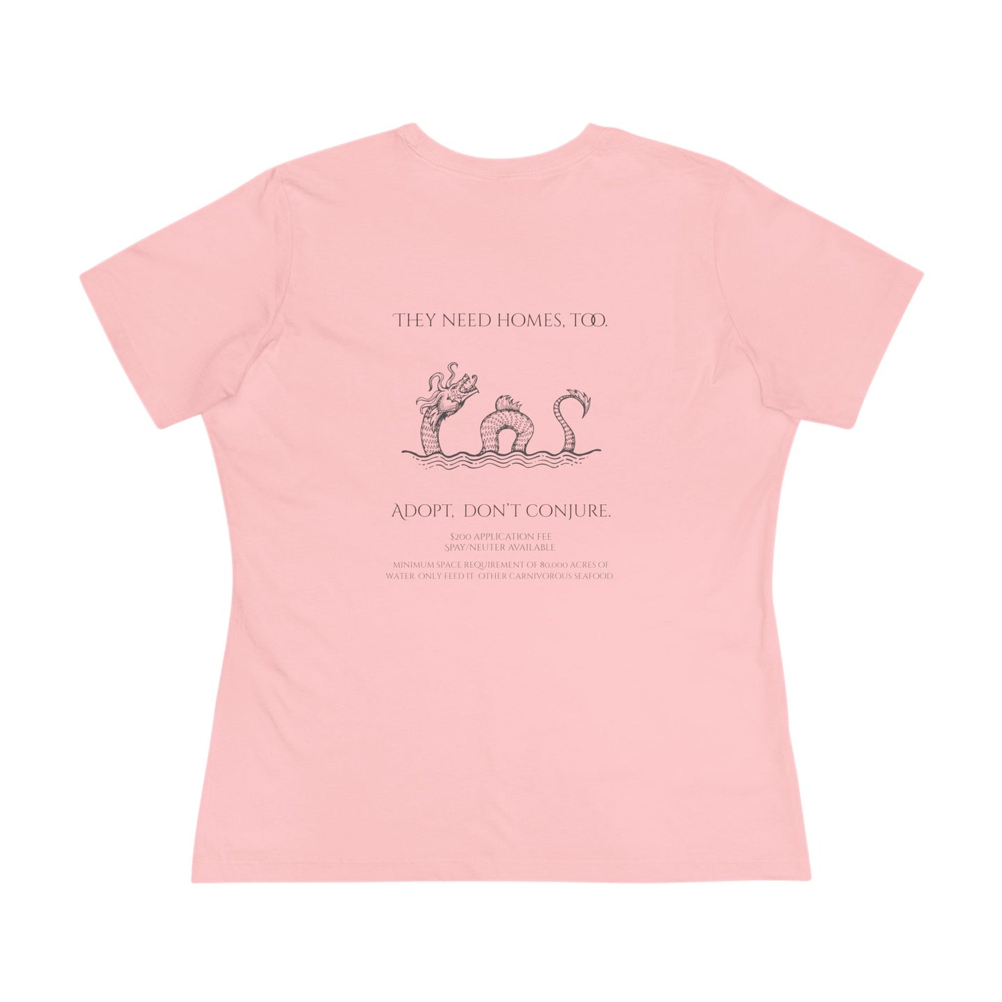 Adopt Sea Monster Women's Cotton Tee