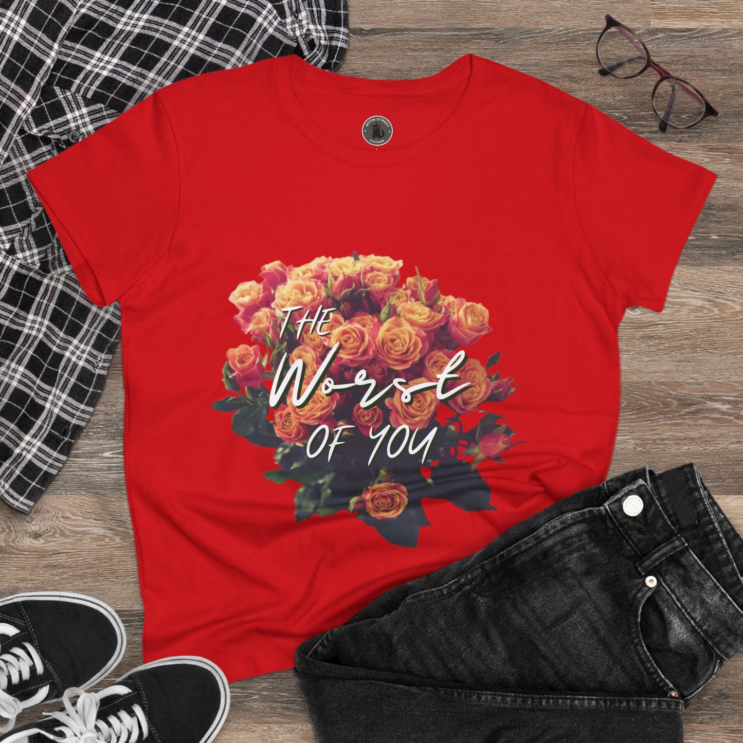 The Worst of You Women's Midweight Cotton Tee