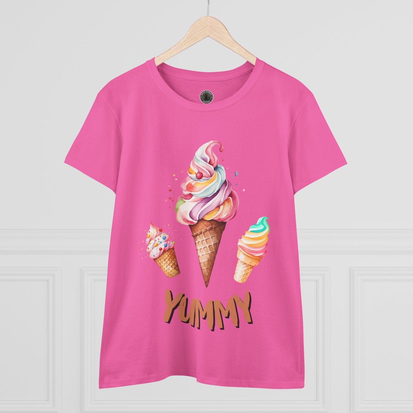 Yummy Women's Midweight Cotton Tee