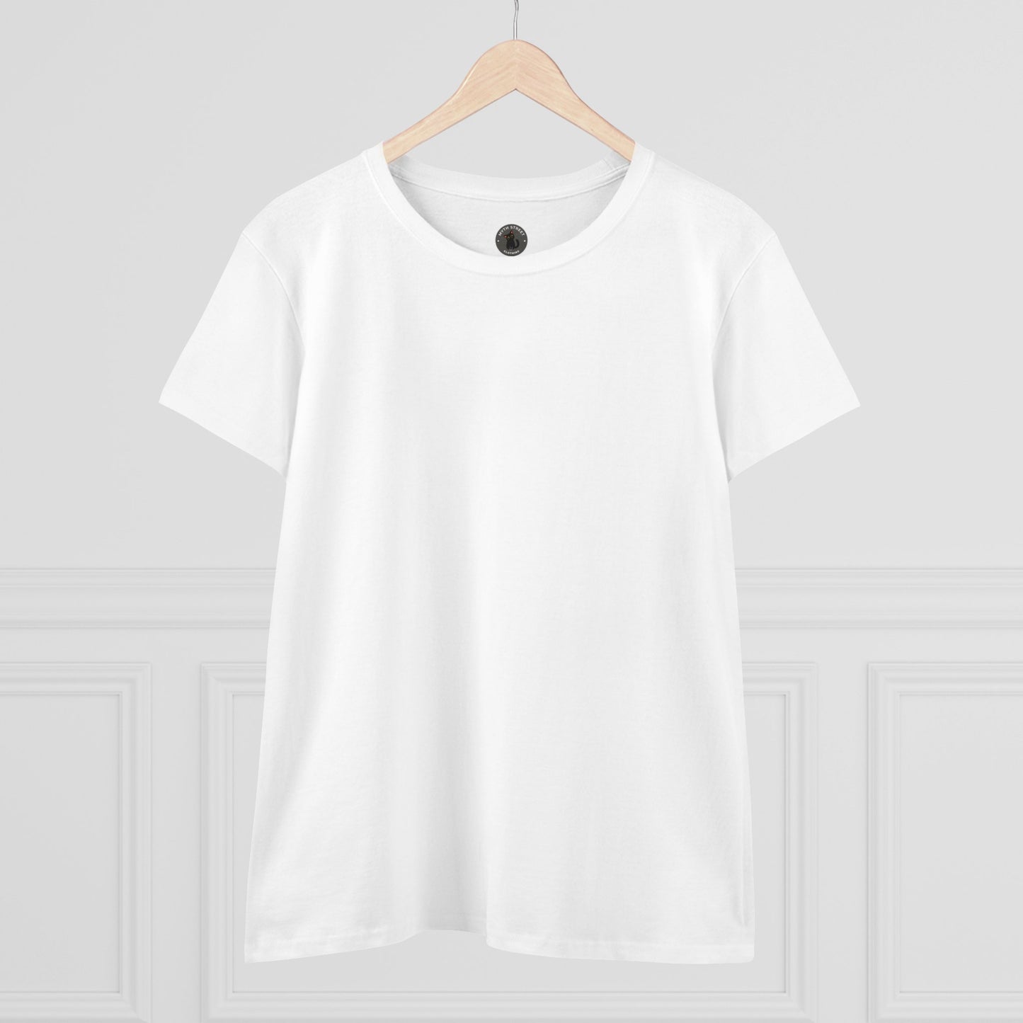 Cheer Up Buttercup Cat Women's Midweight Cotton Tee