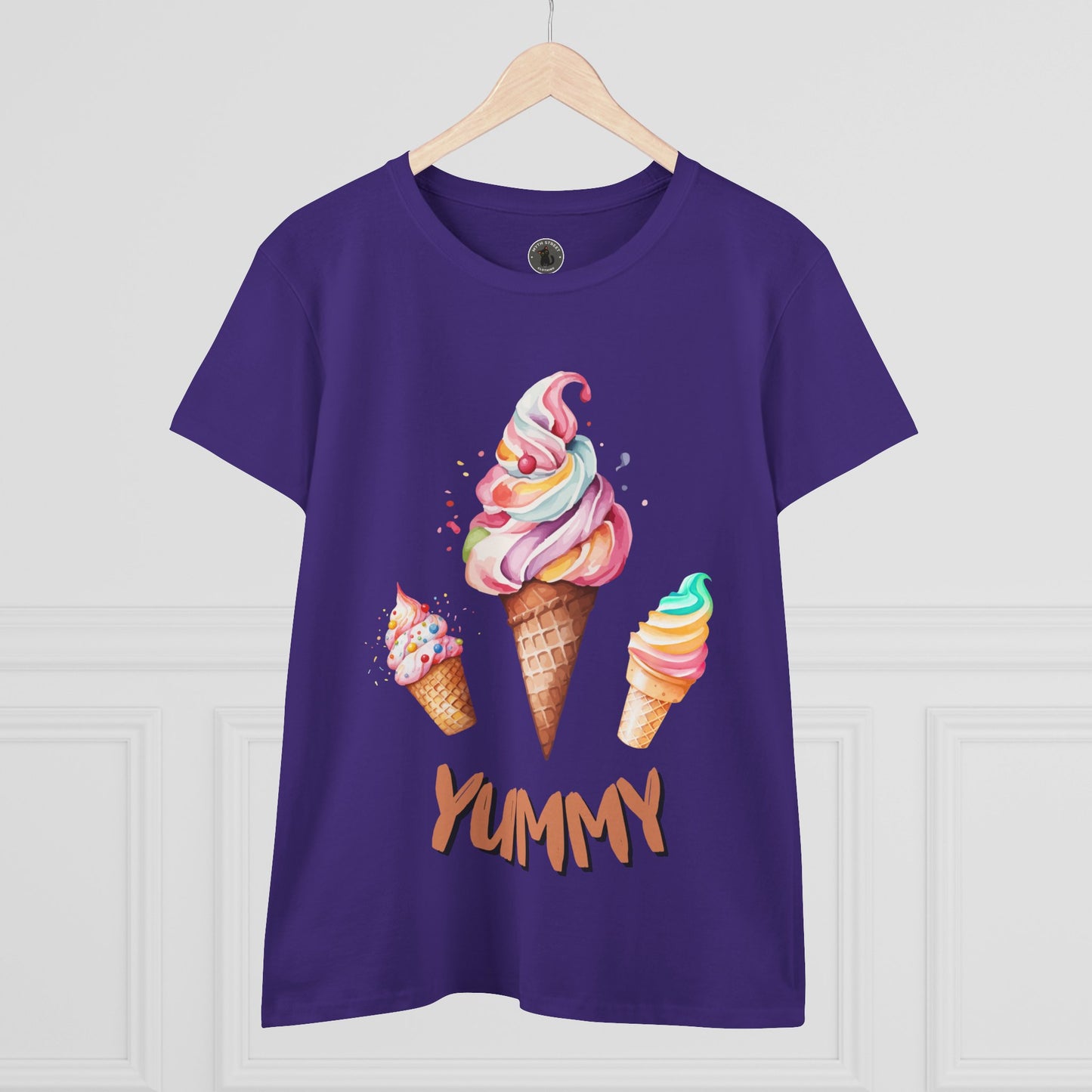 Yummy Women's Midweight Cotton Tee