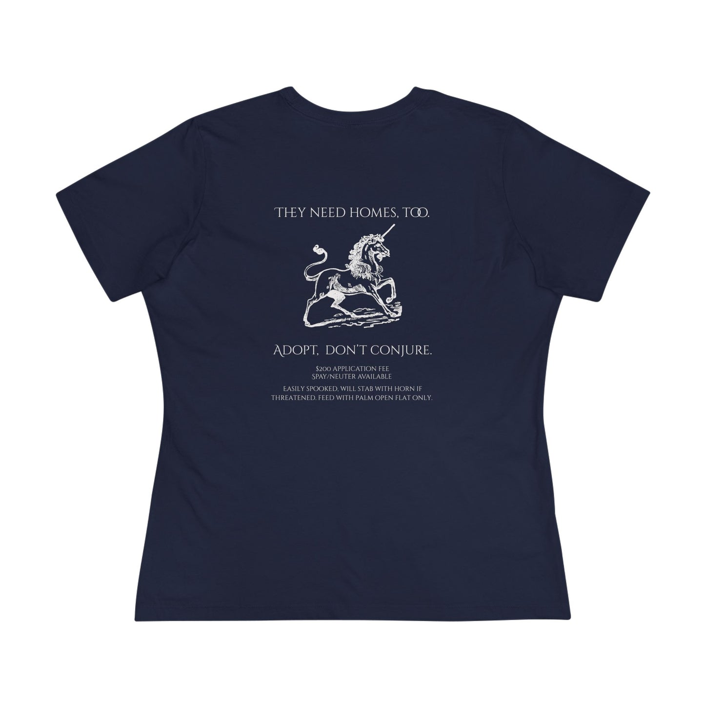 Adopt Unicorn Women's Cotton Tee