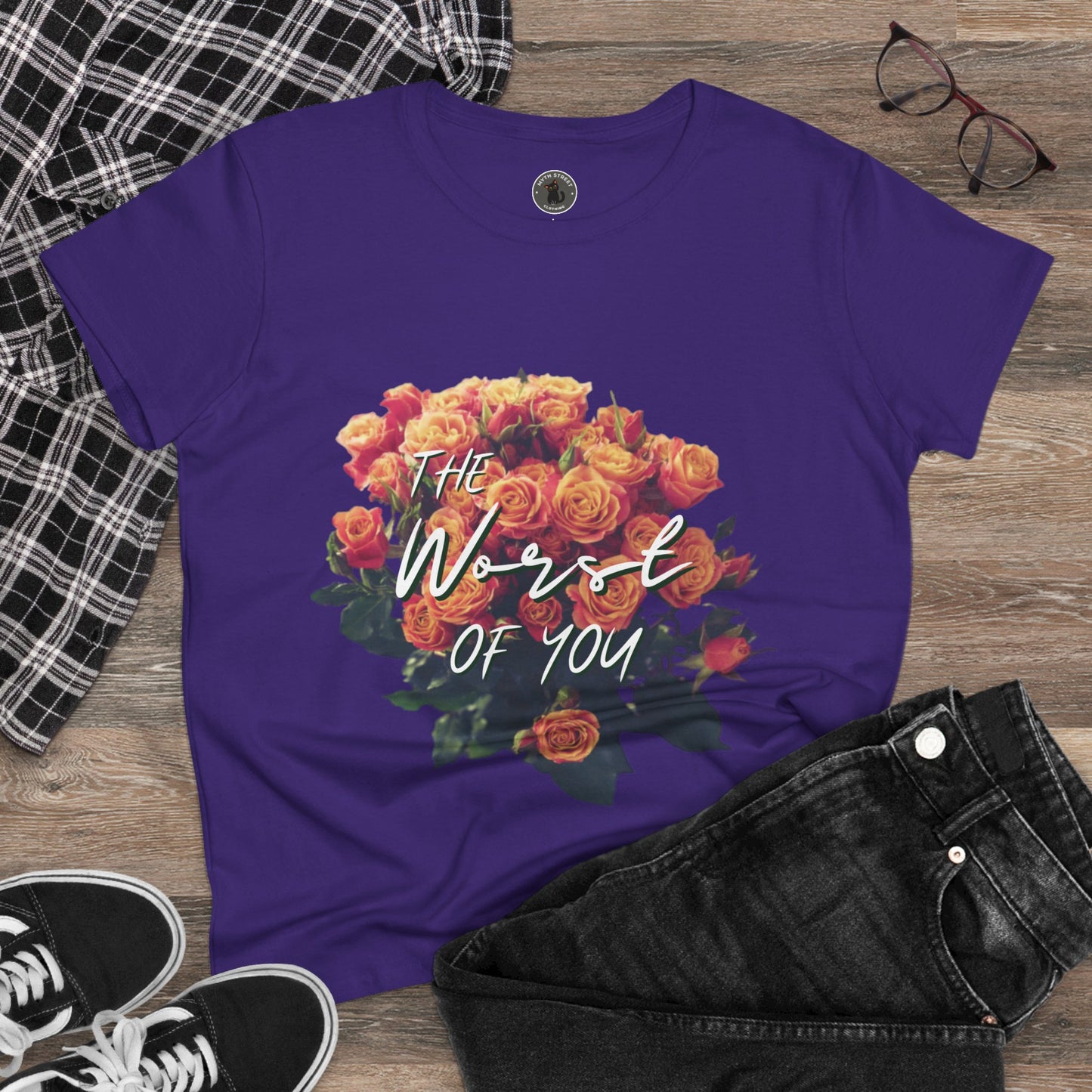 The Worst of You Women's Midweight Cotton Tee