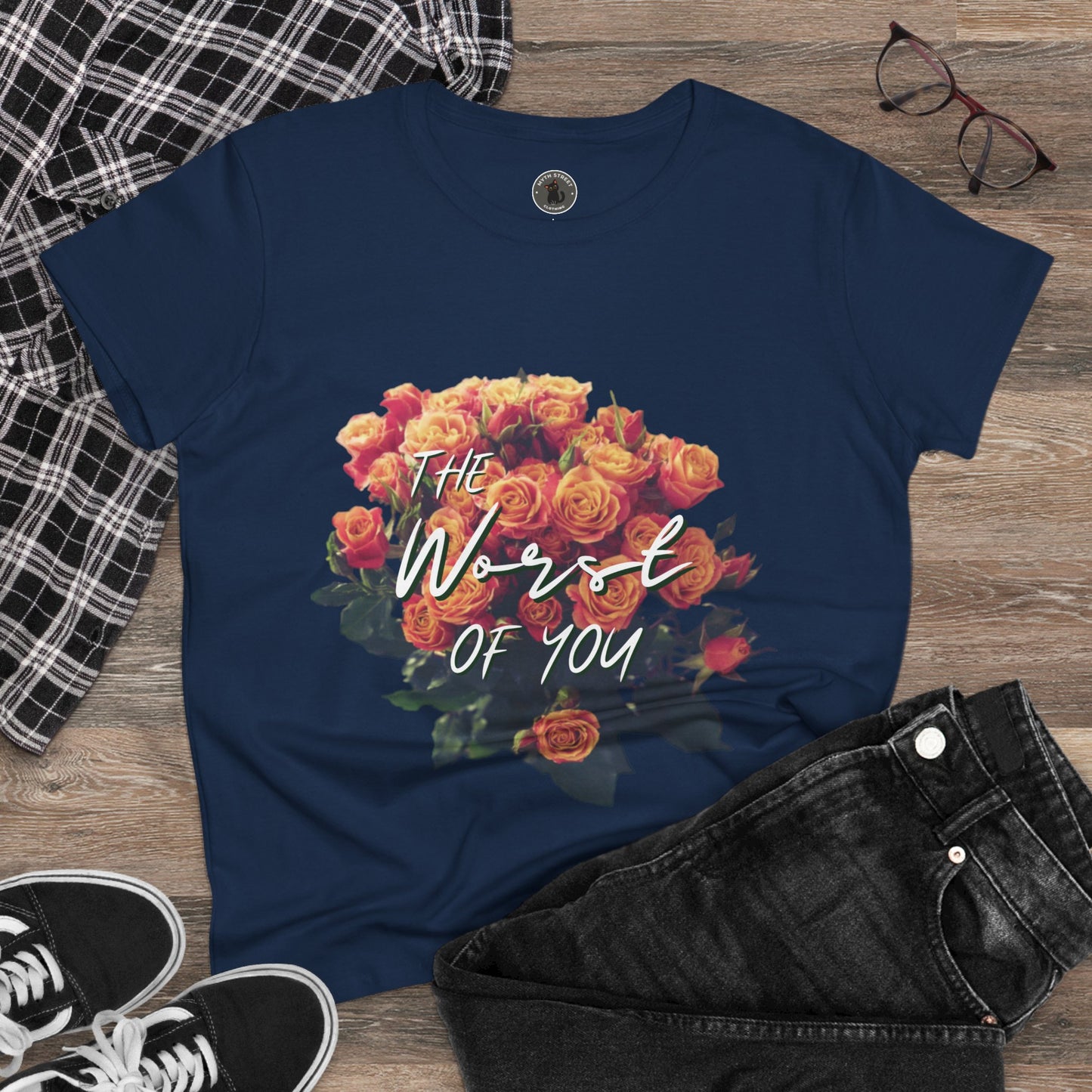 The Worst of You Women's Midweight Cotton Tee