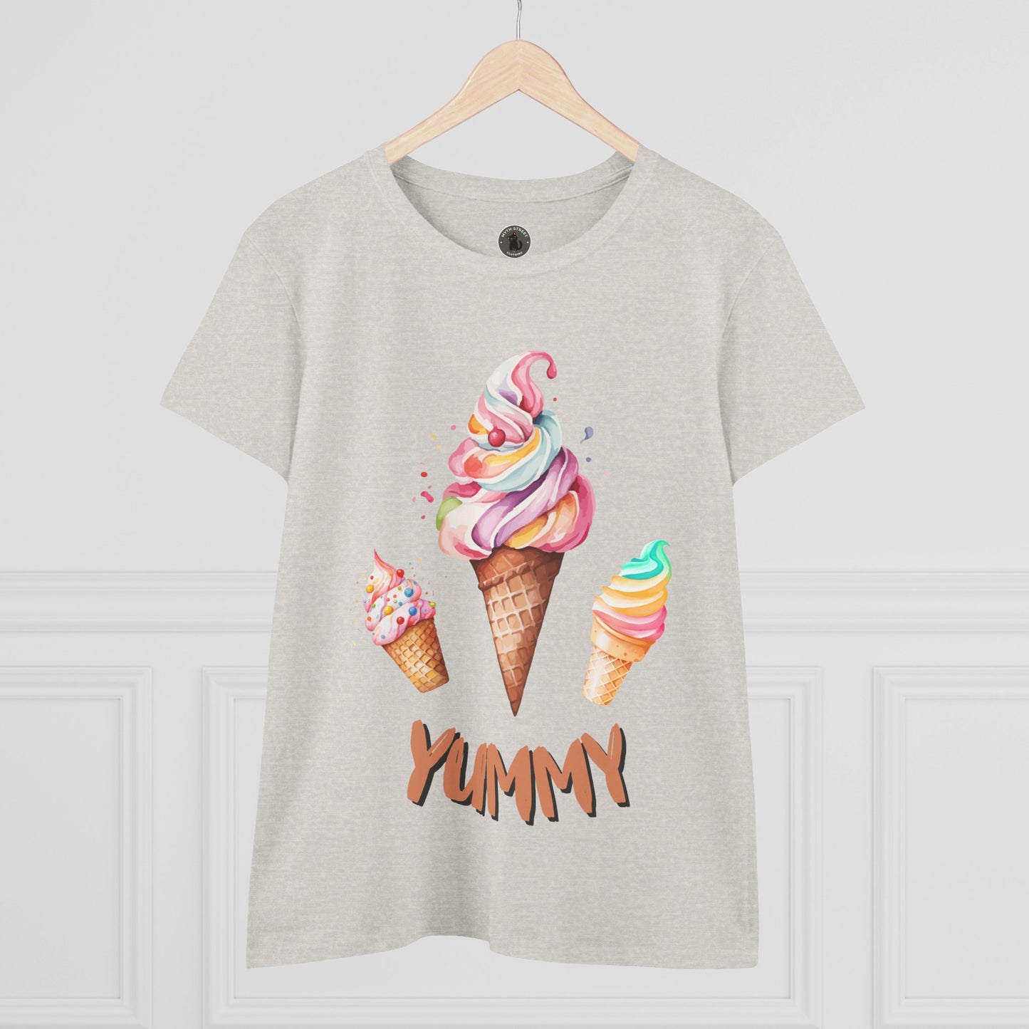 Yummy Women's Midweight Cotton Tee