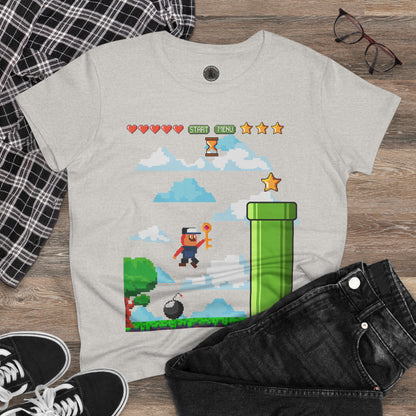 Video Game Women's Midweight Cotton Tee