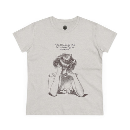 Written by a Woman Women's Midweight Cotton Tee