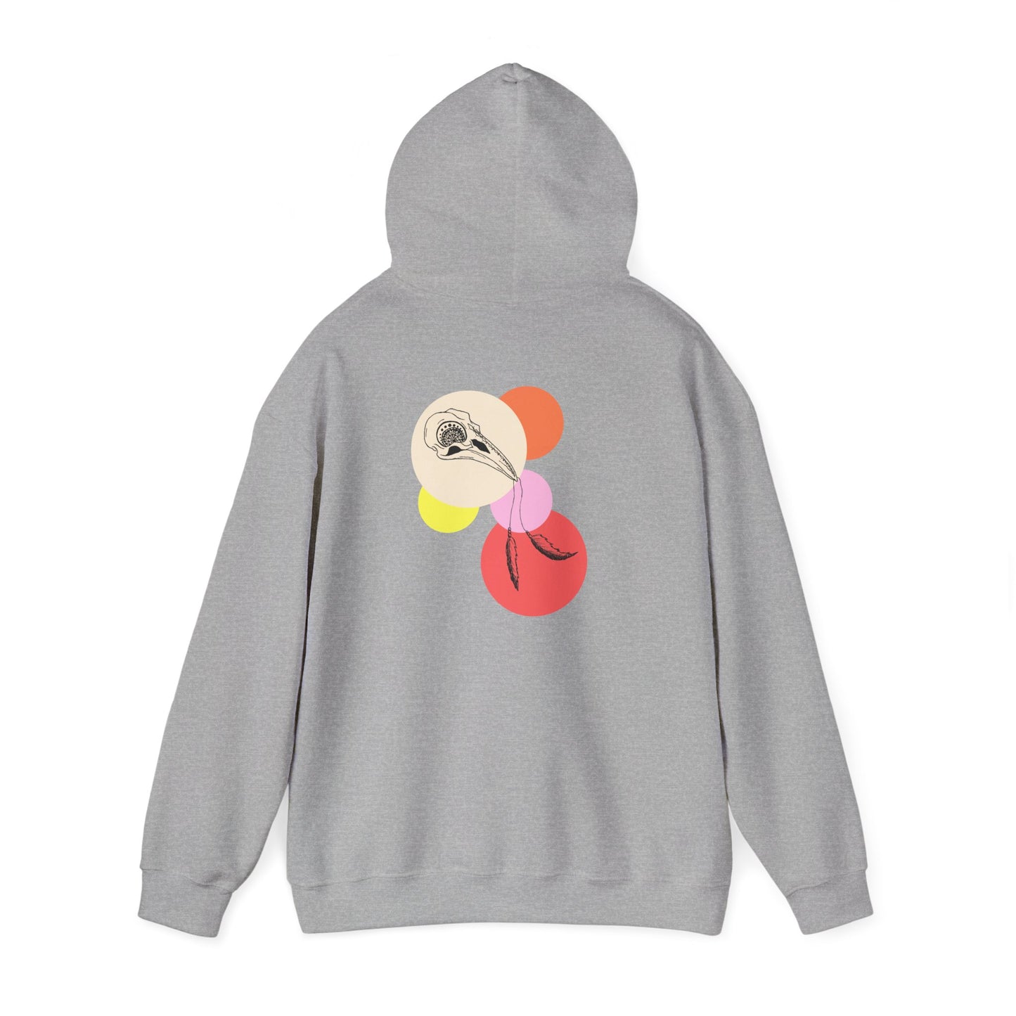 Crow Skull Unisex Heavy Blend™ Hooded Sweatshirt
