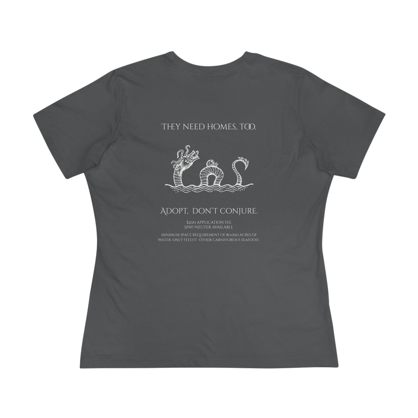 Adopt Sea Monster Women's Cotton Tee