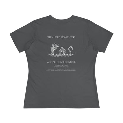 Adopt Sea Monster Women's Cotton Tee
