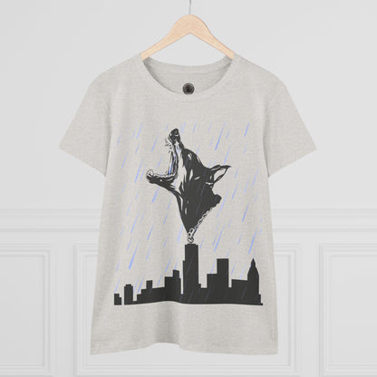 Skyline Doberman Women's Midweight Cotton Tee