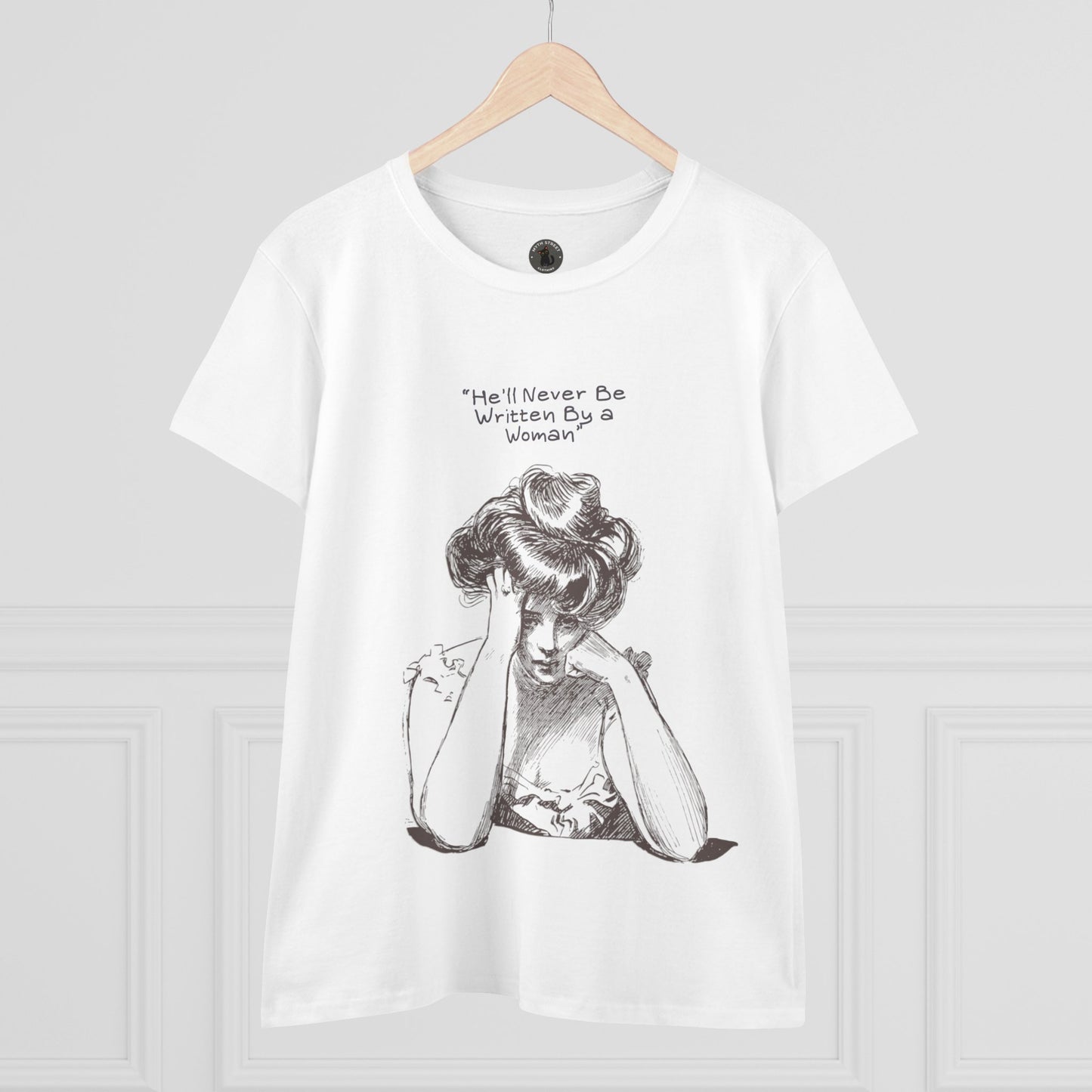 Written by a Woman Women's Midweight Cotton Tee