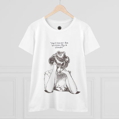 Written by a Woman Women's Midweight Cotton Tee