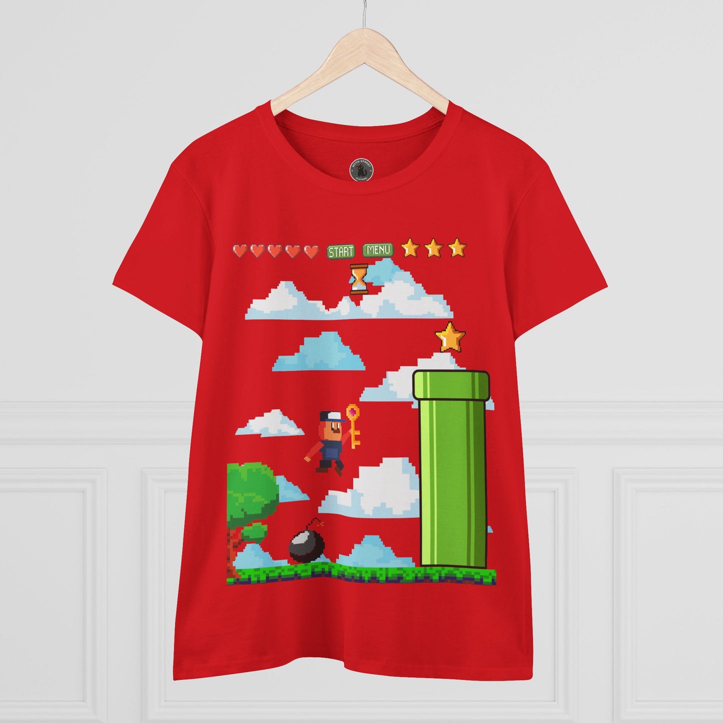 Video Game Women's Midweight Cotton Tee