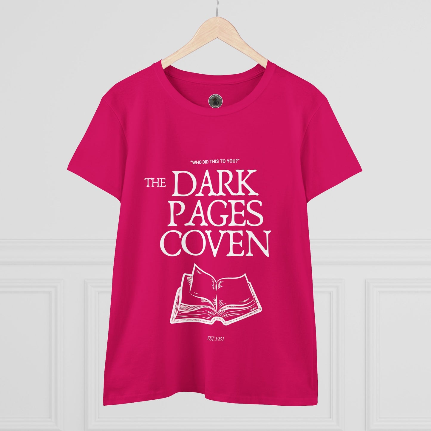 Dark Pages Club Dark Romance Novel Women’s Cotton Tee
