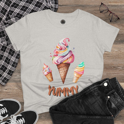 Yummy Women's Midweight Cotton Tee