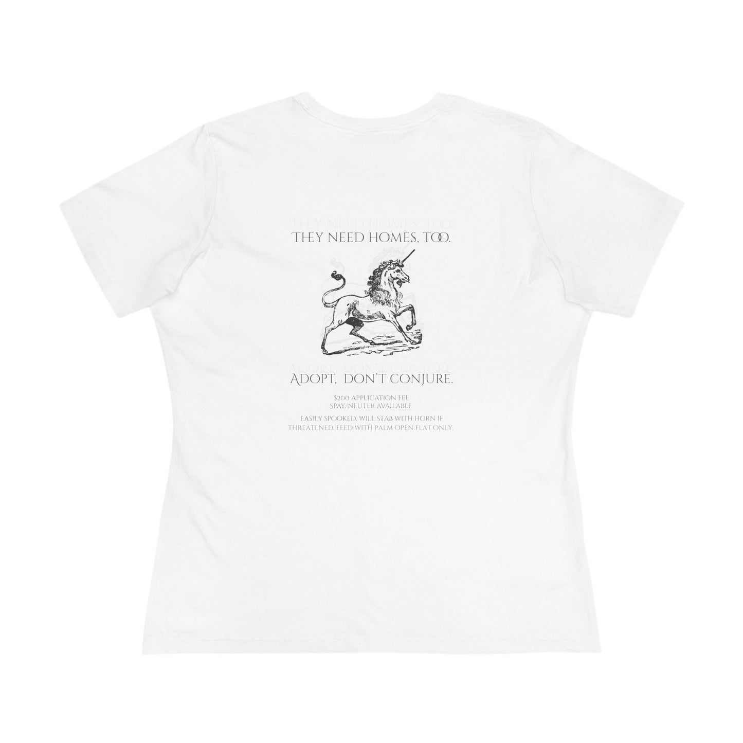 Adopt Unicorn Women's Cotton Tee